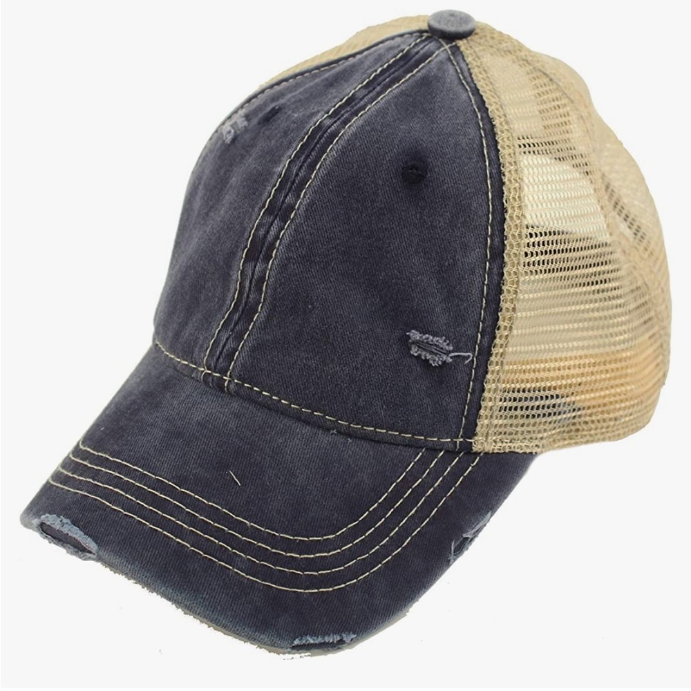 CC Women’s Everyday Distressed Summer Trucker-Style Baseball Cap